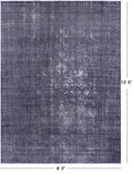 Persian Overdyed Handmade Wool Rug - 9' 3" X 12' 5" - Golden Nile