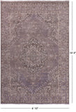 Persian Vintage White Wash Handmade Wool Rug - 6' 10" X 10' 4" - Golden Nile