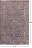 Persian Vintage White Wash Handmade Wool Rug - 6' 10" X 10' 4" - Golden Nile