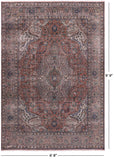 Persian Overdyed Hand Knotted Wool Rug - 6' 8" X 9' 9" - Golden Nile