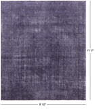 Persian Overdyed Hand Knotted Wool Rug - 9' 10" X 11' 3" - Golden Nile
