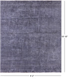 Persian Overdyed Hand Knotted Wool Rug - 9' 2" X 10' 10" - Golden Nile