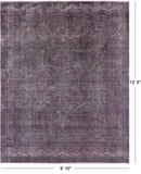 Persian Overdyed Handmade Wool Rug - 9' 10" X 12' 5" - Golden Nile