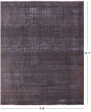 Persian Overdyed Handmade Wool Area Rug - 9' 8" X 12' 1" - Golden Nile