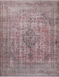 SUPER SALE Persian Vintage White Wash Handmade Wool Rug - 9' 8" X 12' 5"