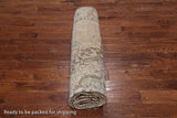 SUPER SALE Persian Vintage White Wash Hand Knotted Wool Rug - 8' 5" X 11' 10"