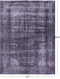 Persian Overdyed Handmade Wool Rug - 8' 0" X 10' 9" - Golden Nile