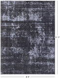Persian Overdyed Handmade Wool Rug - 8' 4" X 11' 1" - Golden Nile