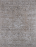 SUPER SALE Persian Vintage White Wash Hand Knotted Wool Area Rug - 9' 5" X 12' 6"