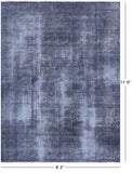 Persian Overdyed Hand Knotted Wool Rug - 8' 2" X 11' 0" - Golden Nile