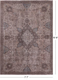 Persian Vintage White Wash Hand Knotted Wool Rug - 7' 7" X 10' 8" - Golden Nile