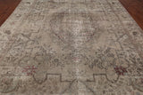 SUPER SALE Ivory Persian Overdyed Handmade Wool Rug - 9' 7" X 12' 10"