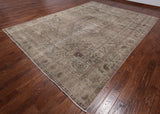 SUPER SALE Ivory Persian Overdyed Handmade Wool Rug - 9' 7" X 12' 10"