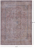 Persian Vintage White Wash Hand Knotted Wool Rug - 9' 3" X 13' 1" - Golden Nile