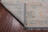 SUPER SALE Ivory Turkish Oushak Handmade Wool Rug - 10' 1" X 14' 0"