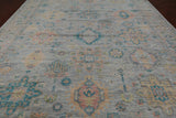Grey Kazak Hand Knotted Wool Rug - 10' 2" X 14' 0"