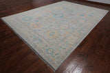 Grey Kazak Hand Knotted Wool Rug - 10' 2" X 14' 0"