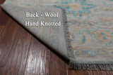 Grey Kazak Hand Knotted Wool Rug - 10' 2" X 14' 0"