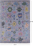 Turkish Oushak Handmade Wool Rug - 9' 11" X 13' 9" - Golden Nile