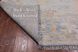 SUPER SALE Silver Square Turkish Oushak Hand Knotted Wool Rug - 9' 2" X 9' 3"