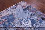 Abstract Contemporary Hand Knotted Wool & Silk Rug - 8' 11" X 12' 1" - Golden Nile