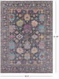 Grey Turkish Oushak Hand Knotted Wool Rug - 10' 3" X 13' 10" - Golden Nile