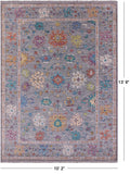 Grey Turkish Oushak Hand Knotted Wool Rug - 10' 2" X 13' 9" - Golden Nile