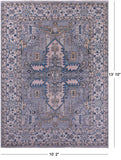 Grey Heriz Serapi Hand Knotted Wool Rug - 10' 2" X 13' 10" - Golden Nile