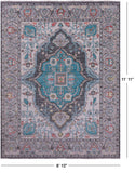 Grey Heriz Serapi Hand Knotted Wool Rug - 8' 10" X 11' 11" - Golden Nile