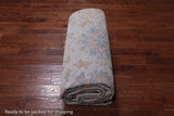 SUPER SALE Ivory Turkish Oushak Hand Knotted Wool Rug - 10' 0" X 14' 2"