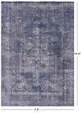 Persian Overdyed Handmade Area Rug - 7' 6" X 10' 6" - Golden Nile