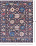 Grey Turkish Oushak Hand Knotted Wool Rug - 8' 3" X 10' 3" - Golden Nile