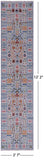 Turkish Oushak Hand Knotted Wool Runner Rug - 2' 7" X 12' 2" - Golden Nile