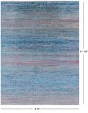 Savannah Grass Hand Knotted Wool & Silk Rug - 9' 0" X 11' 10" - Golden Nile