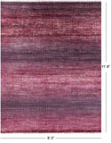 Savannah Grass Hand Knotted Wool & Silk Rug - 9' 2" X 11' 8" - Golden Nile