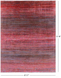 Savannah Grass Hand Knotted Wool & Silk Rug - 8' 11" X 11' 8" - Golden Nile
