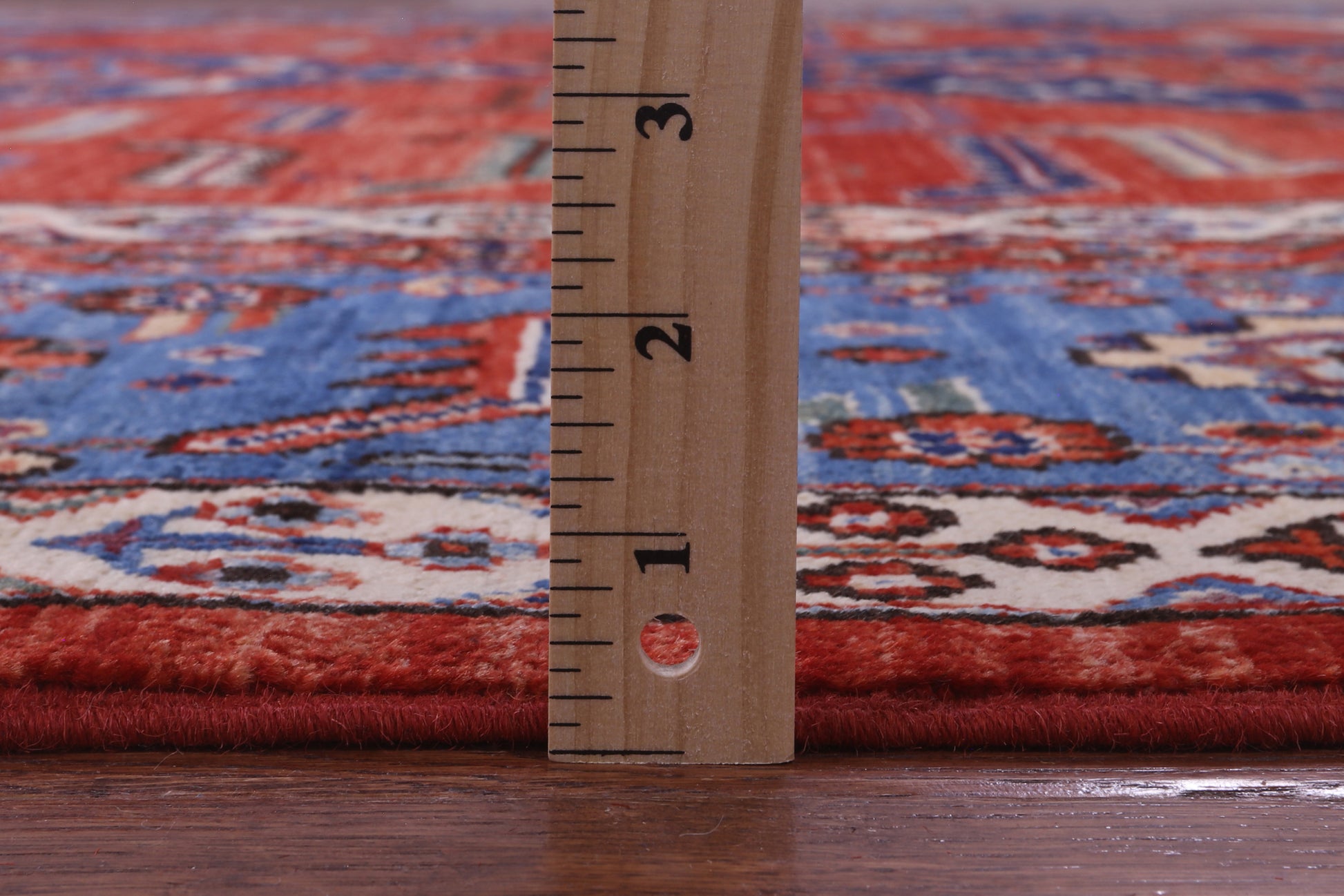 Red Persian Fine Serapi Hand Knotted Wool Rug - 9' 11" X 15' 5" - Golden Nile