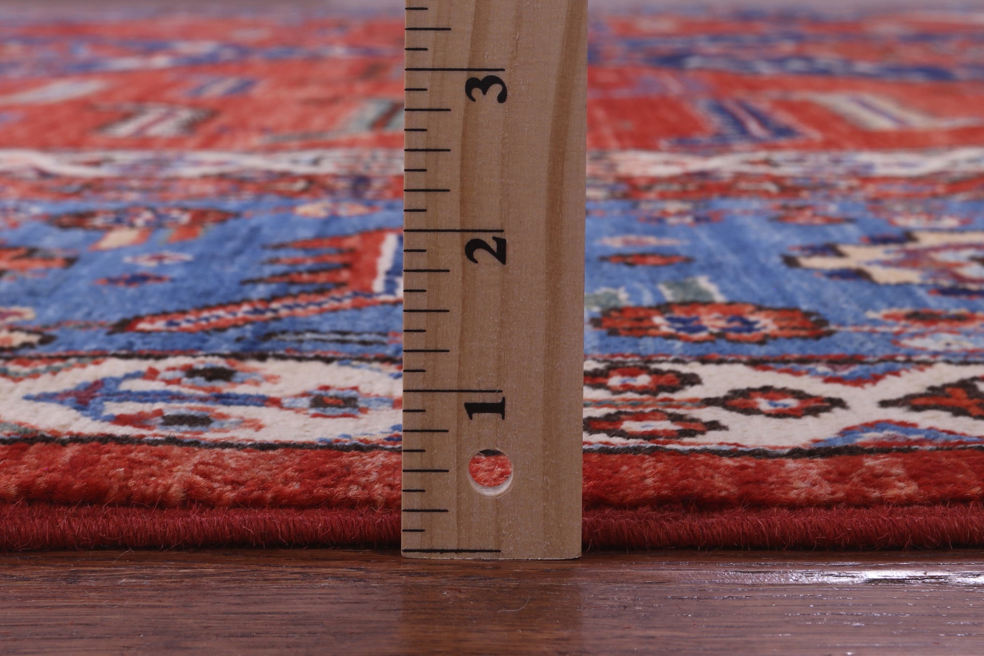 Red Persian Fine Serapi Hand Knotted Wool Rug - 9' 11" X 15' 5" - Golden Nile