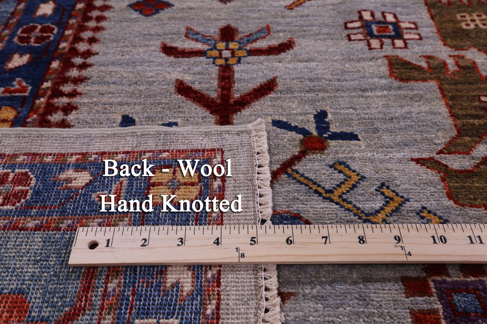 Persian Fine Serapi Hand Knotted Wool Rug - 9' 8" X 13' 9" - Golden Nile