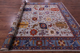 Persian Fine Serapi Hand Knotted Wool Rug - 9' 8" X 13' 9" - Golden Nile