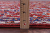 Red Persian Fine Serapi Hand Knotted Wool Rug - 8' 10" X 12' 1" - Golden Nile