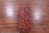 Red Persian Fine Serapi Hand Knotted Wool Rug - 8' 10" X 12' 1" - Golden Nile