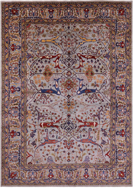 Persian Fine Serapi Hand Knotted Wool Rug - 9' 7" X 13' 5" - Golden Nile