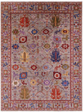 Persian Fine Serapi Handmade Wool Rug - 9' 0" X 11' 11" - Golden Nile