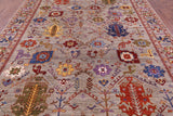 Persian Fine Serapi Handmade Wool Rug - 9' 0" X 11' 11" - Golden Nile