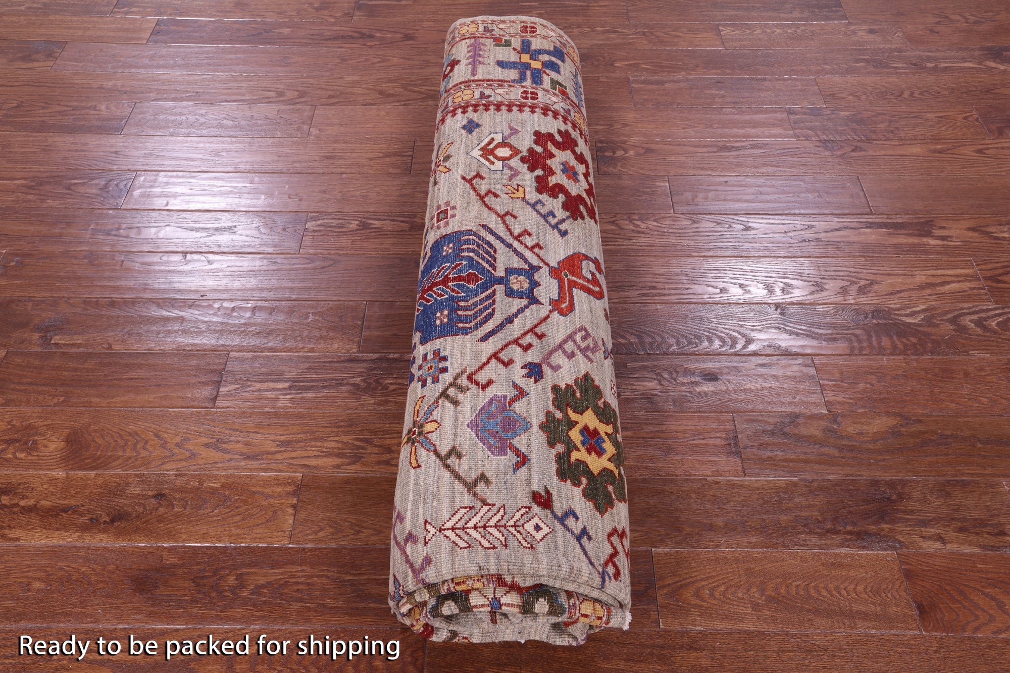 Persian Fine Serapi Handmade Wool Rug - 9' 0" X 11' 11" - Golden Nile