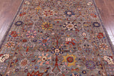 Persian Fine Serapi Hand Knotted Wool Rug - 6' 0" X 8' 10" - Golden Nile