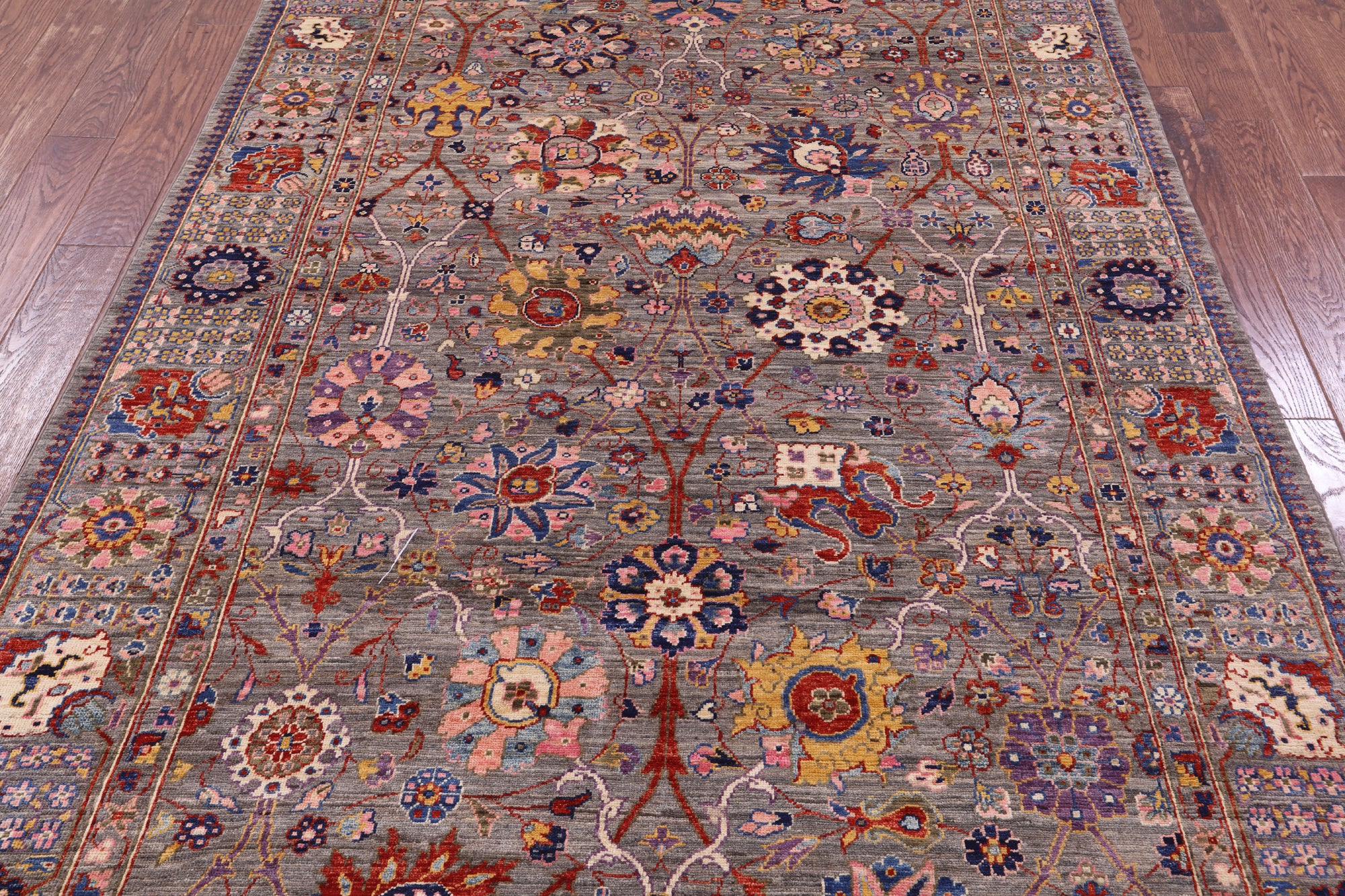 Persian Fine Serapi Hand Knotted Wool Rug - 6' 0" X 8' 10" - Golden Nile