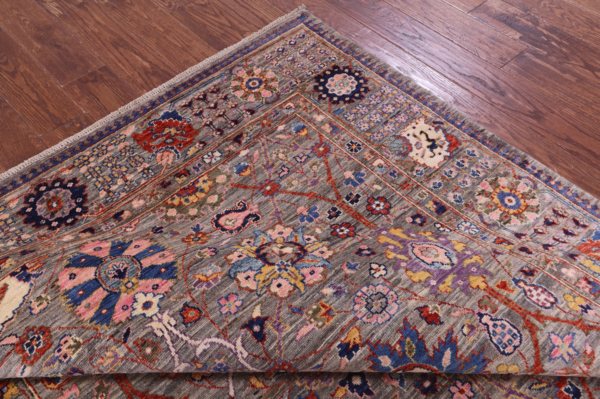 Persian Fine Serapi Hand Knotted Wool Rug - 6' 0" X 8' 10" - Golden Nile