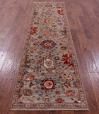 Persian Fine Serapi Hand Knotted Wool Runner Rug - 2' 8" X 9' 8" - Golden Nile